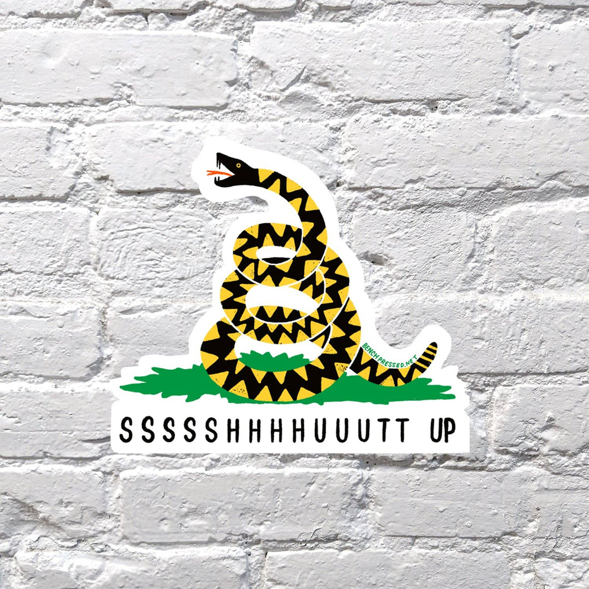 Sssshhhhuuutt Up Sticker