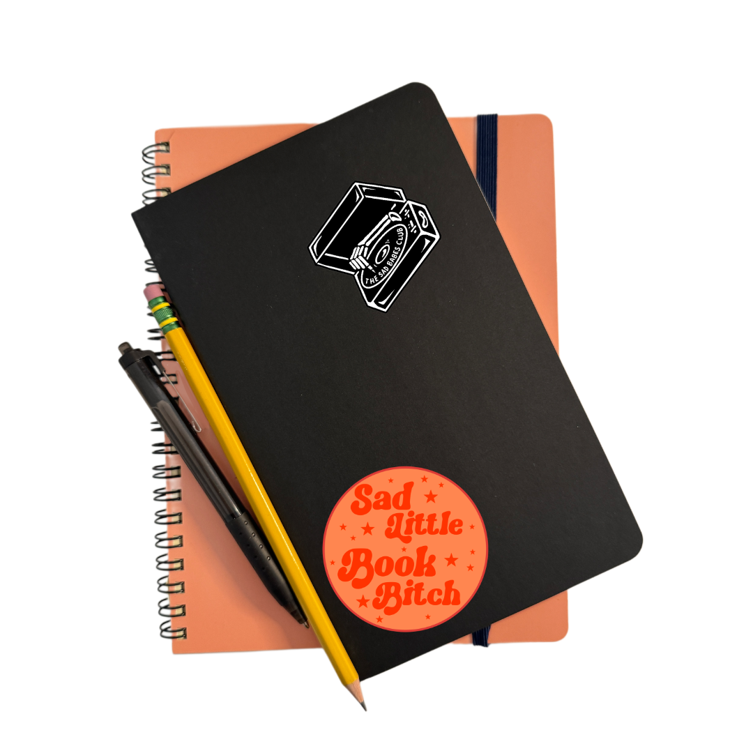 Sad Little Book Bitch Vinyl Sticker