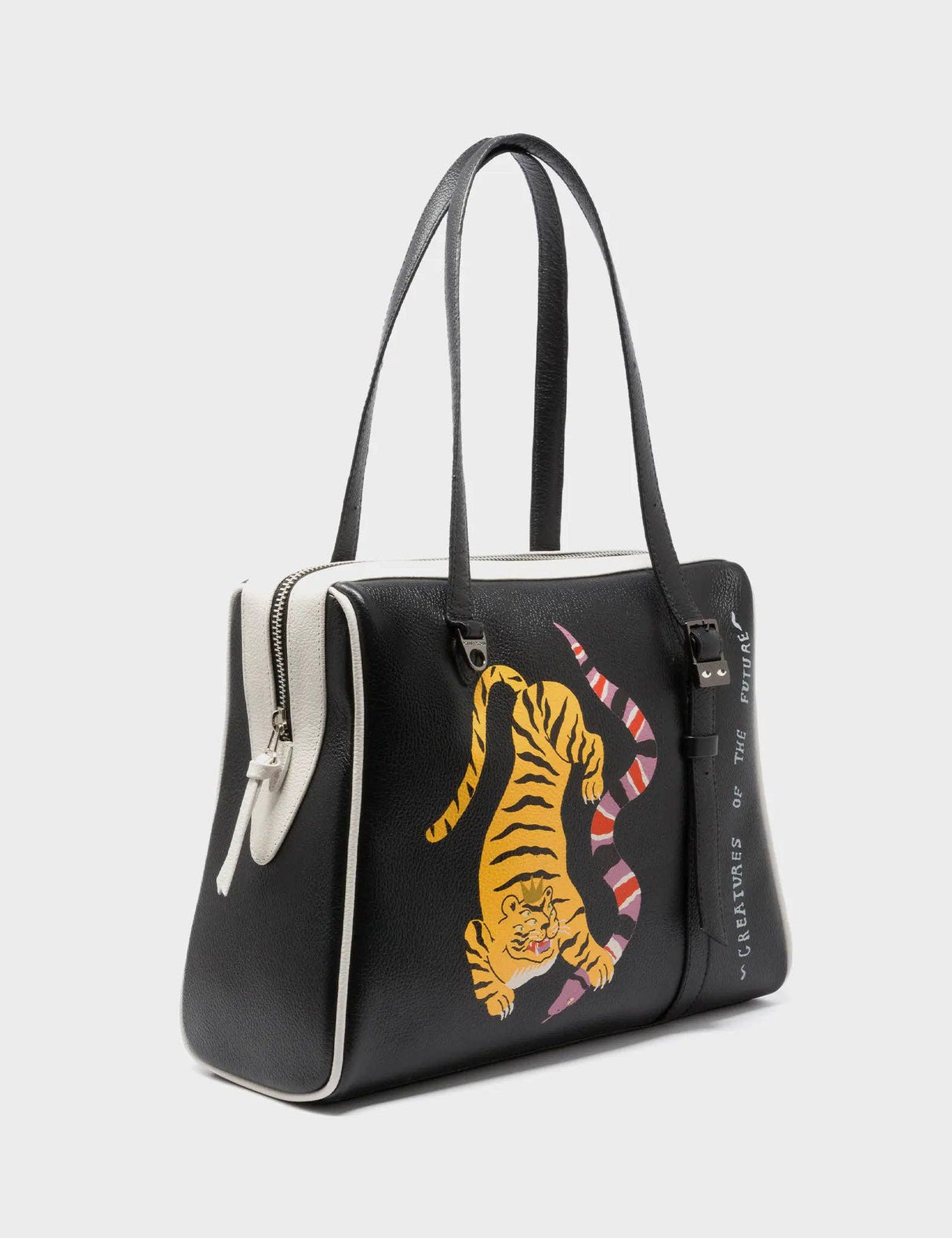 Creatures of the Future Design Esther Black Satchel Bag