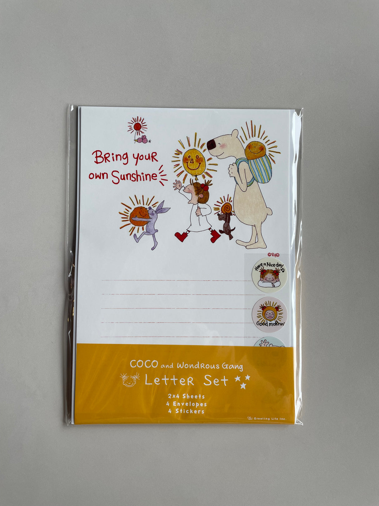 Japanese Letter Set COCO + Wondrous Gang