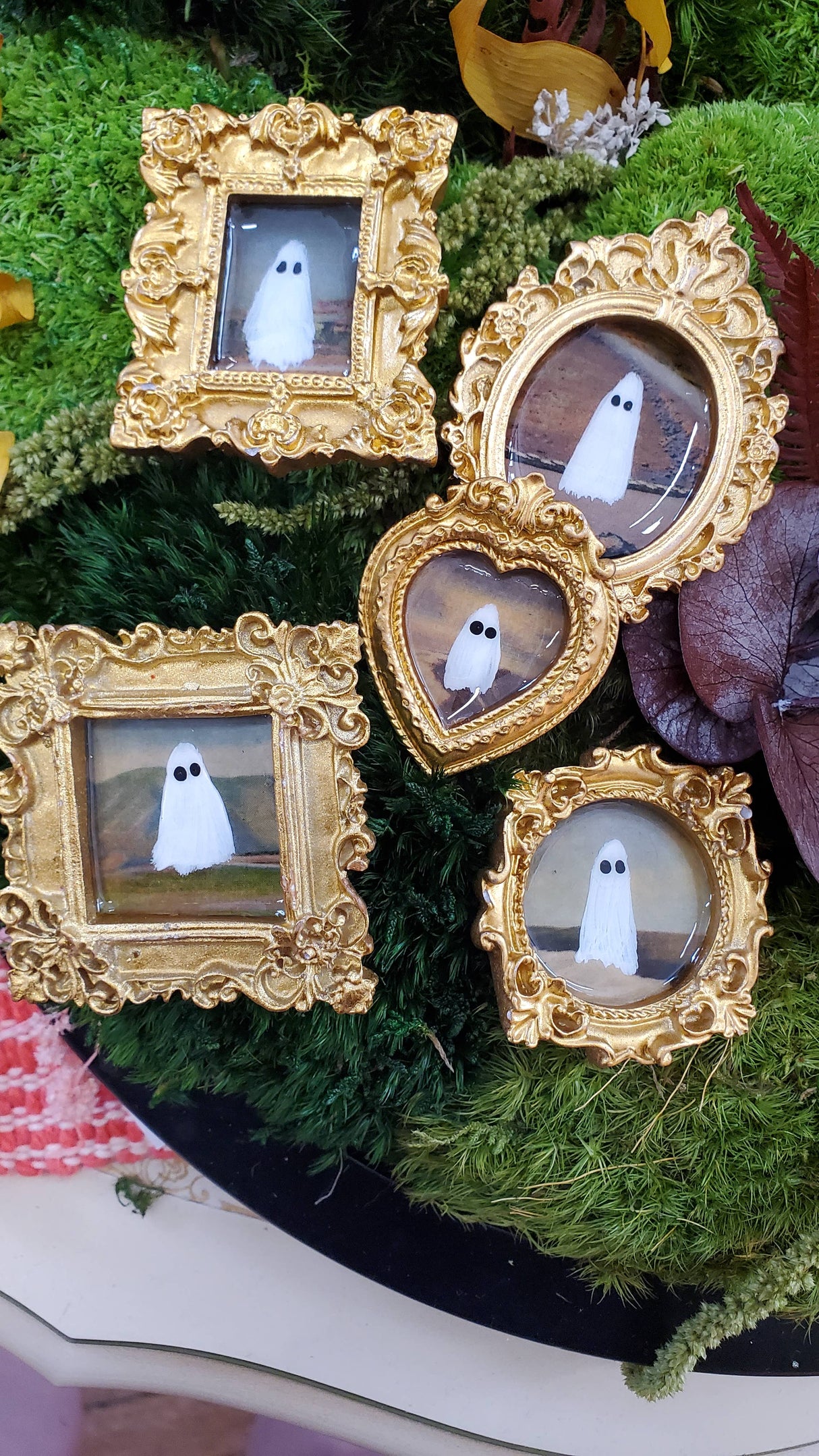 Ghosts on Vacation Painting Magnet