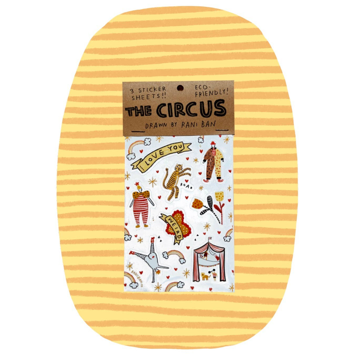 Circus Sticker Sheets