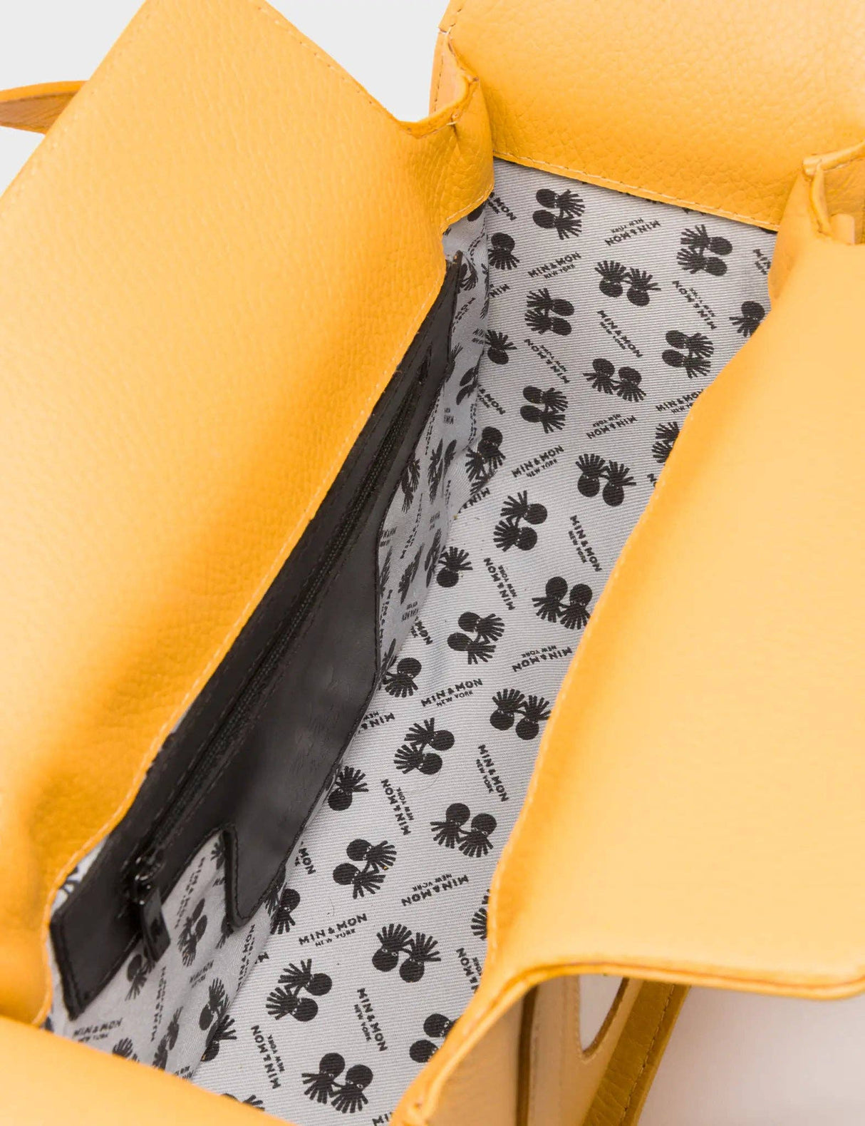 Benji Medium Crossbody Golden Glow Leather Bag - Look Up π