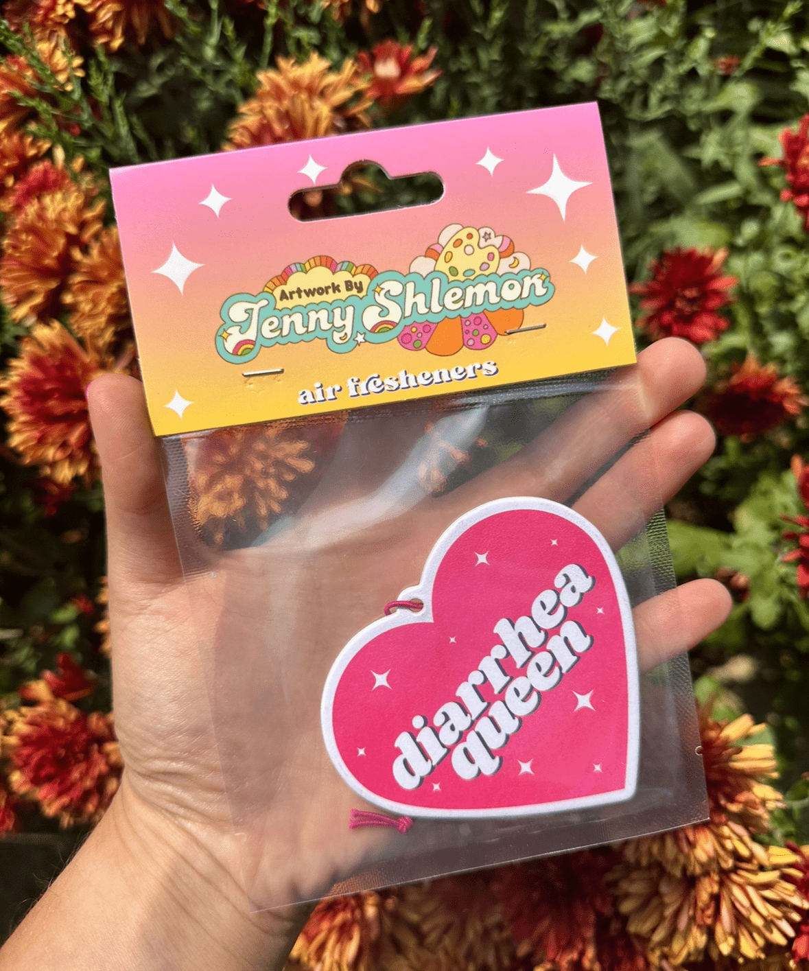 Diarrhea Queen Air Freshener - Rose Scented