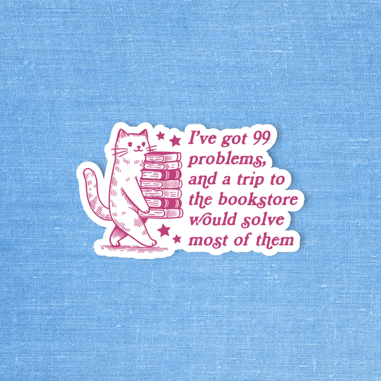 99 Problems Solved Sticker