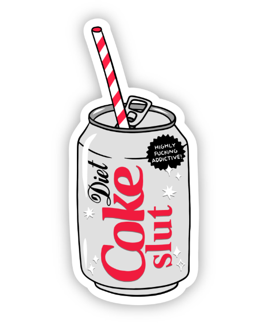 Diet Coke Slut Sticker