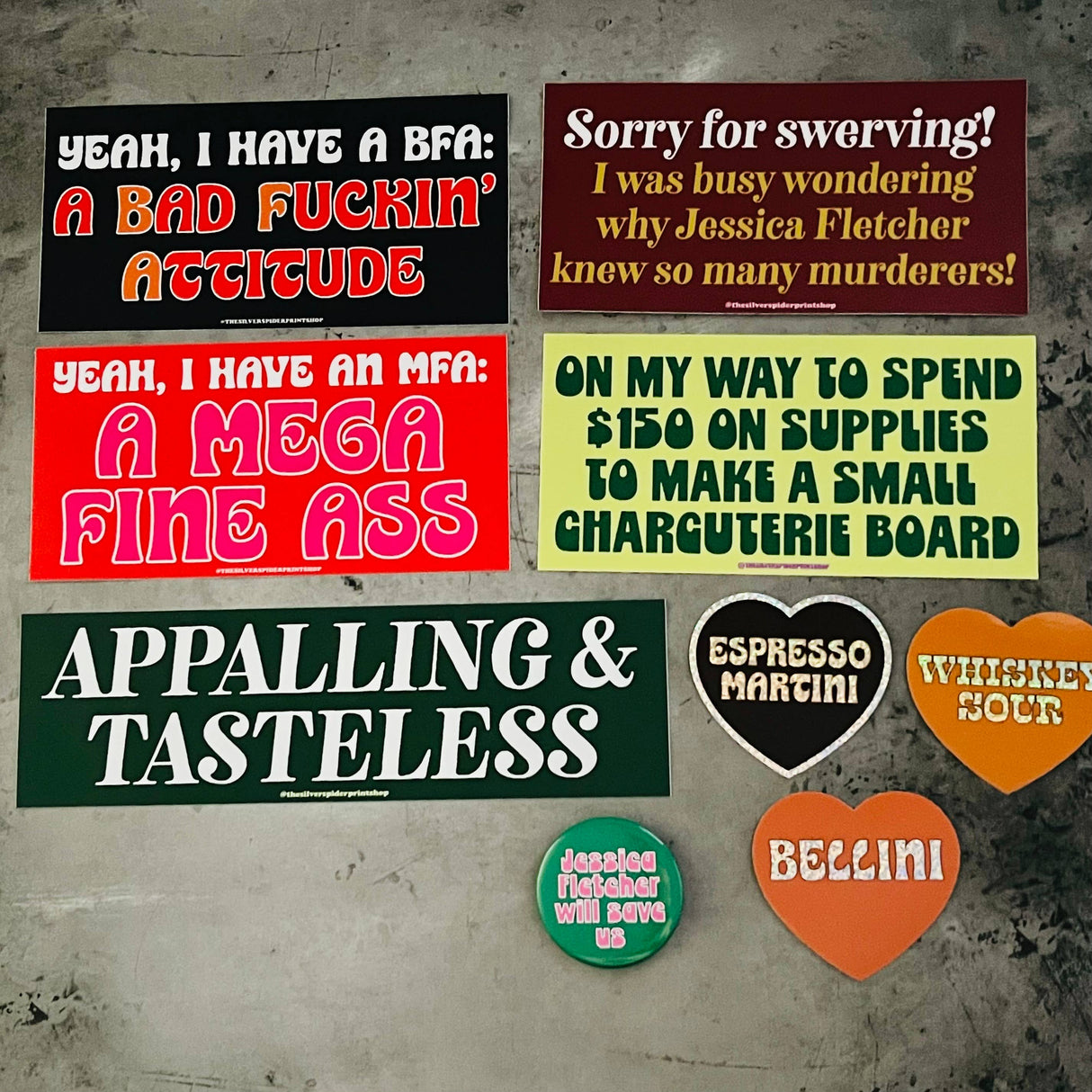 On my way to spend $150 Charcuterie board Bumper Sticker