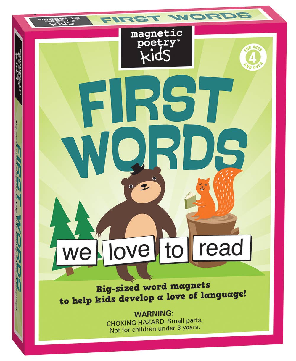 First Words Magnetic Poetry Kit for Kids