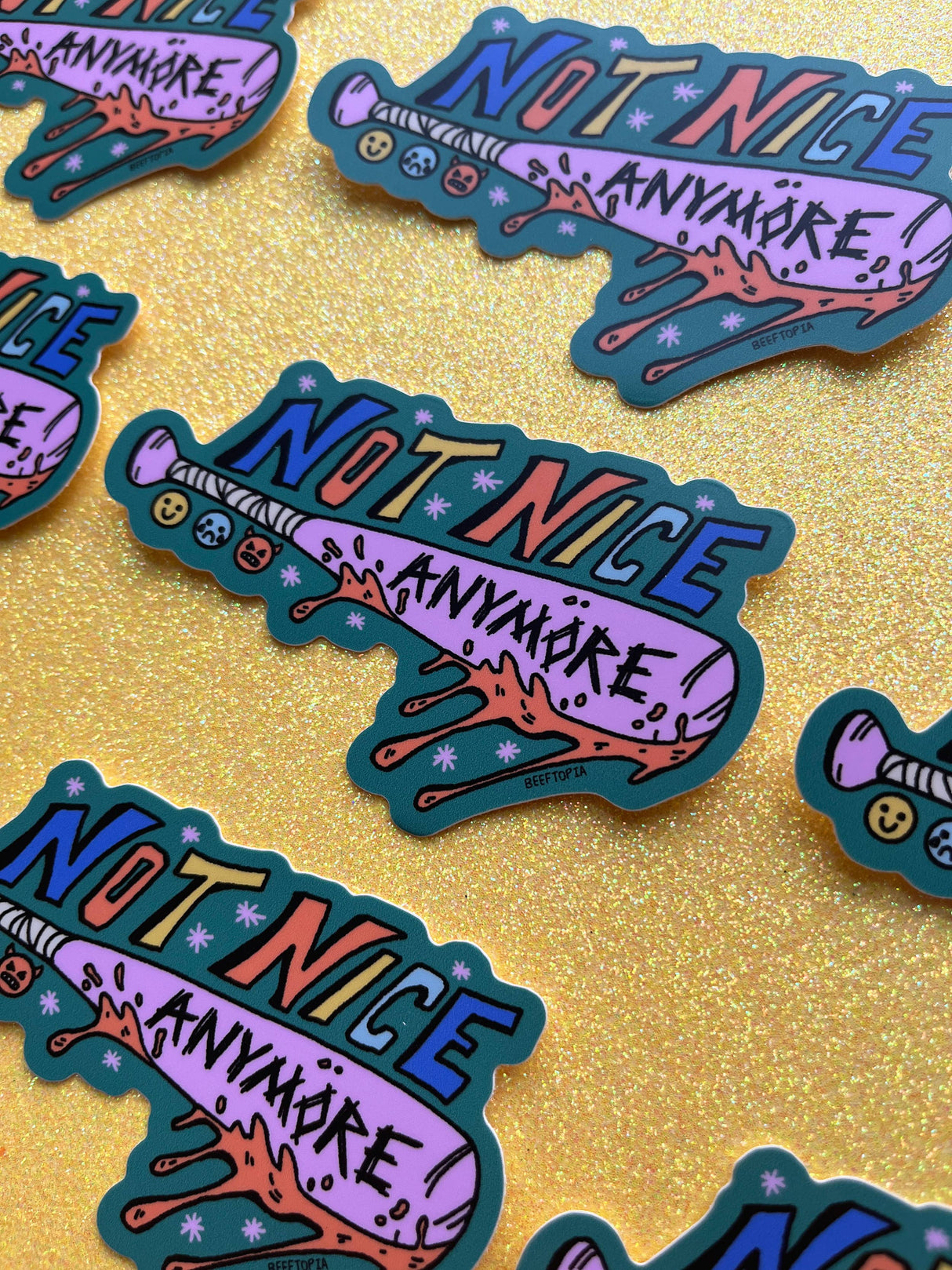 Not Nice Anymore Sticker