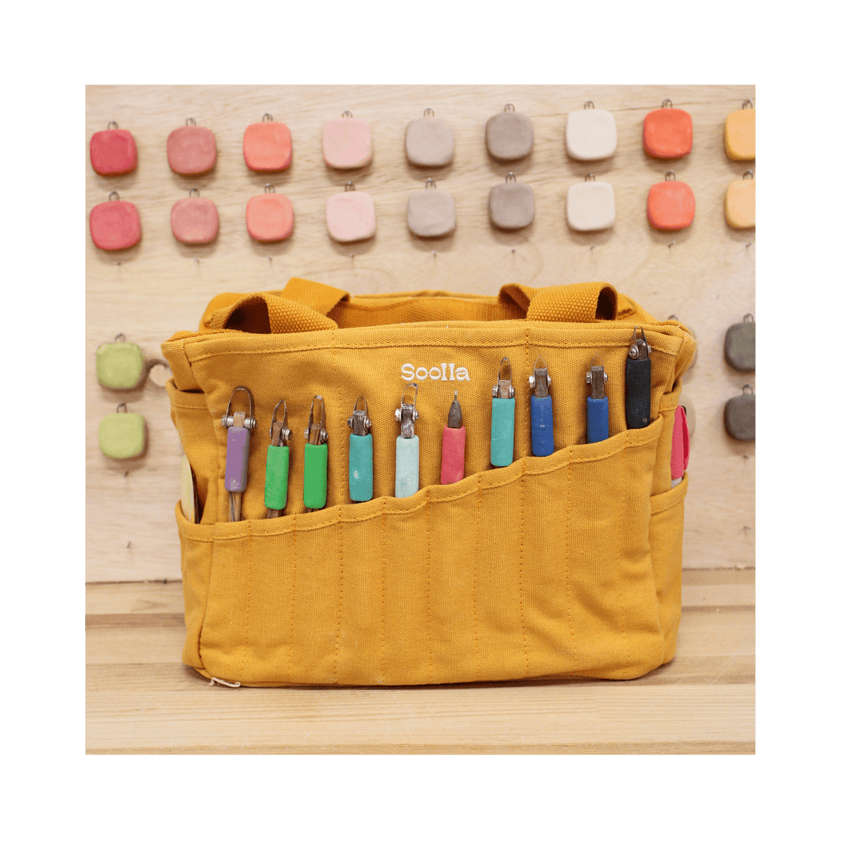Soolla Studio Artist Bag, Becca Sands, Crochet Project Bag