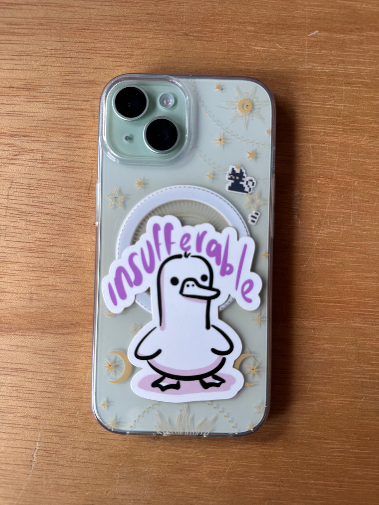 Insufferable Duck Vinyl Sticker