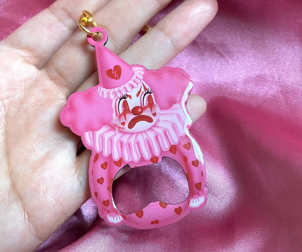 Poopywise the Clown Bottle Opener Keychain