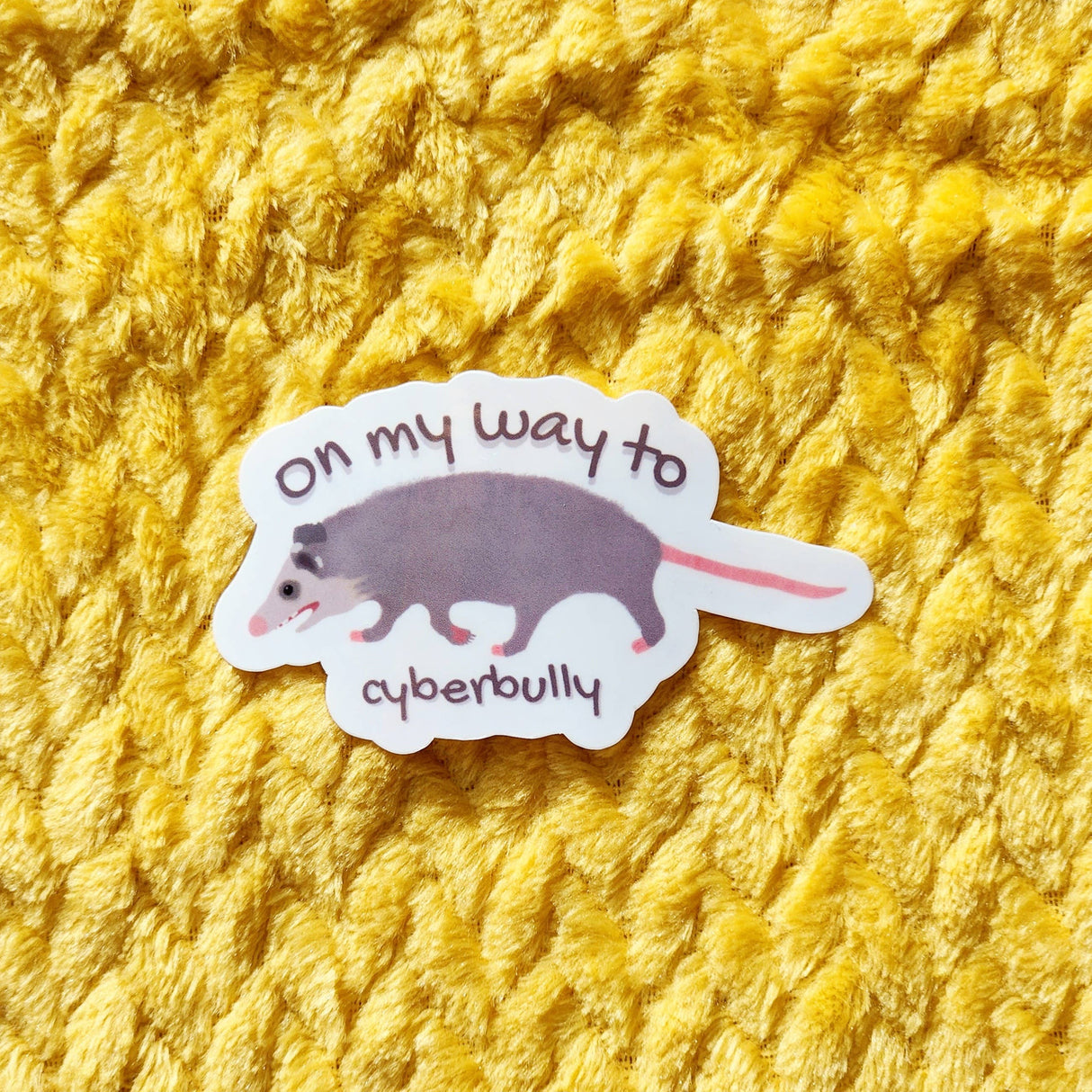 Possum Cyber Bully Sticker