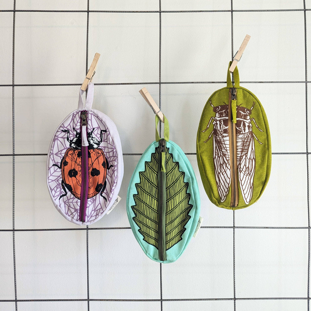 Zippered pouch | ladybug