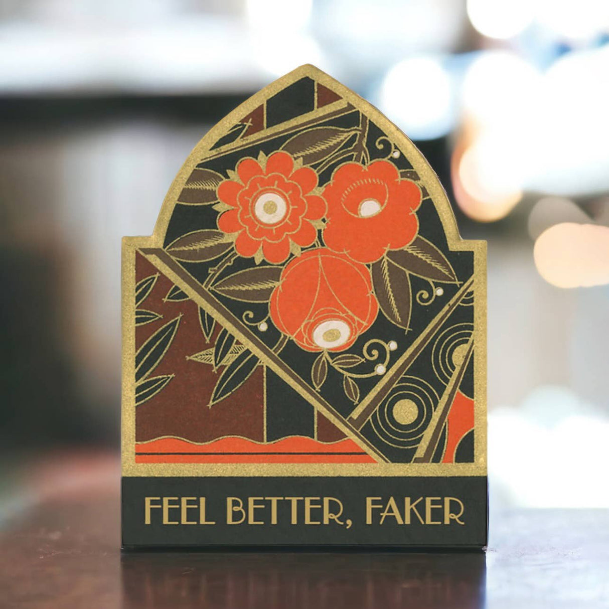 Feel Better, Faker Greeting Card