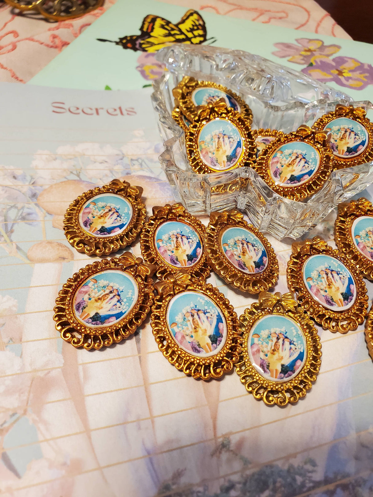 Mushroom Playboy Mini Magnet