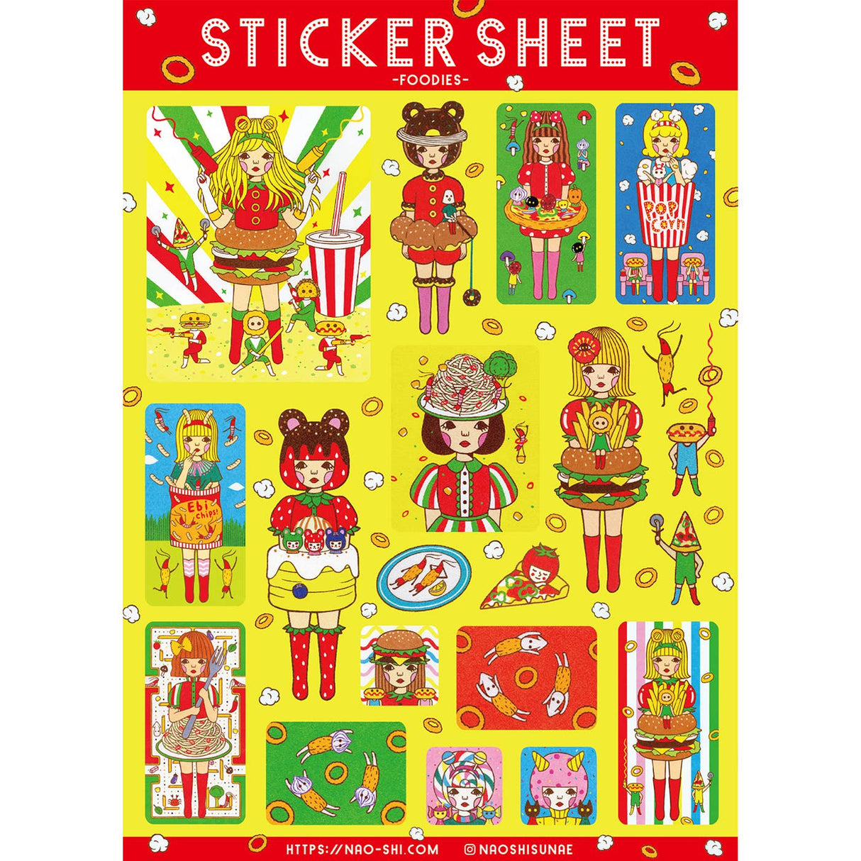 Foodies Sticker Sheet
