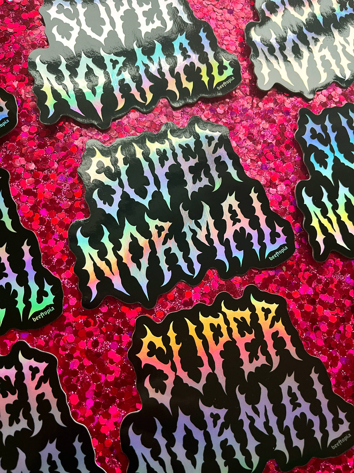 Super Normal Holographic Sticker