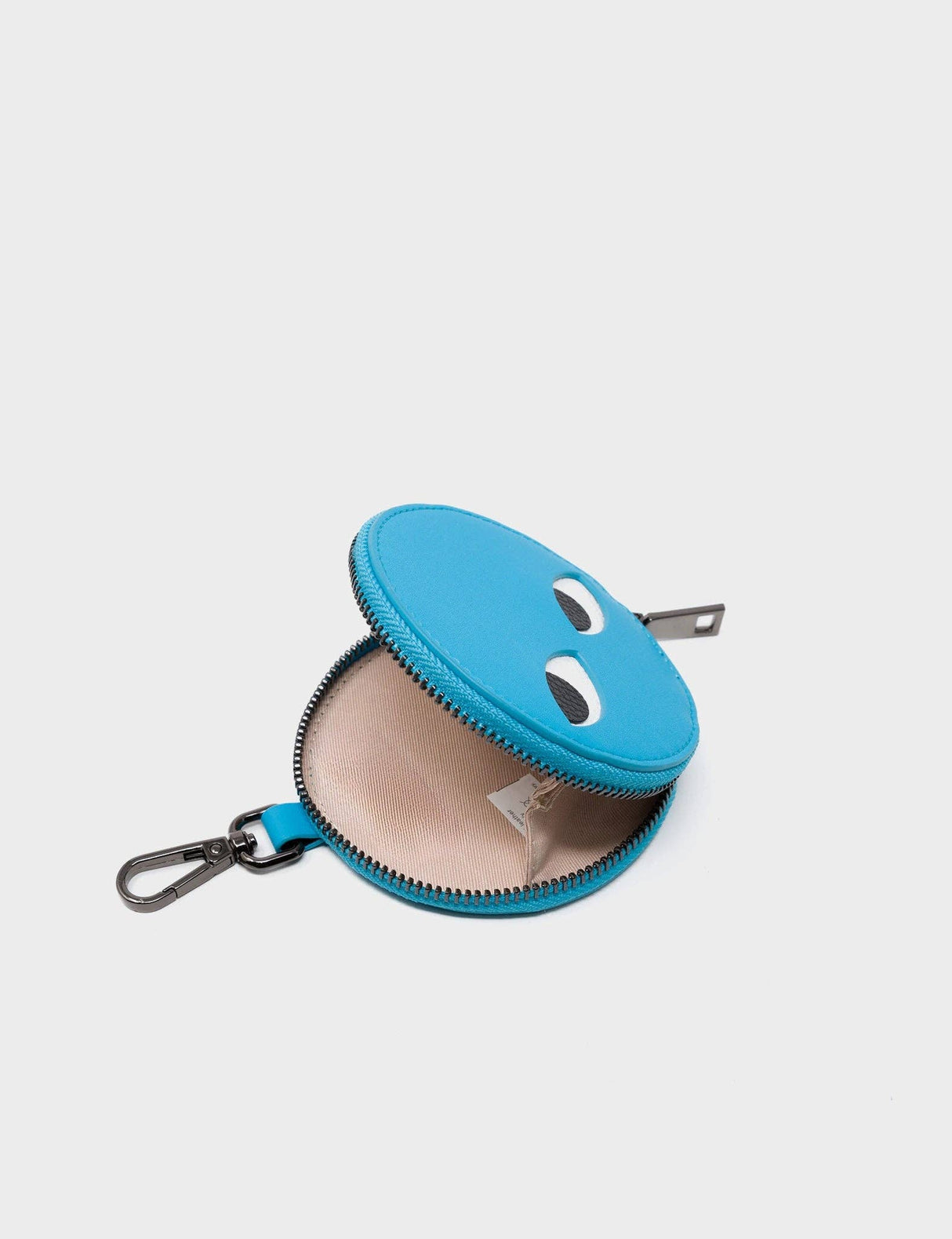 Dottie - Blue Leather Pouch Charm