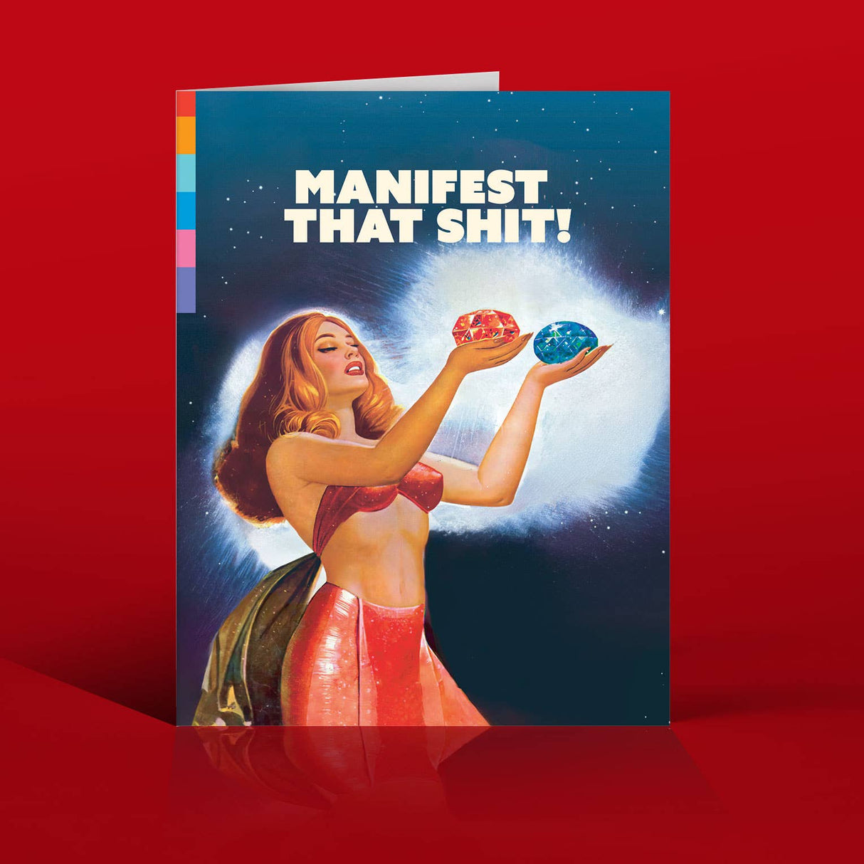 Manifest Crystals Greeting Card