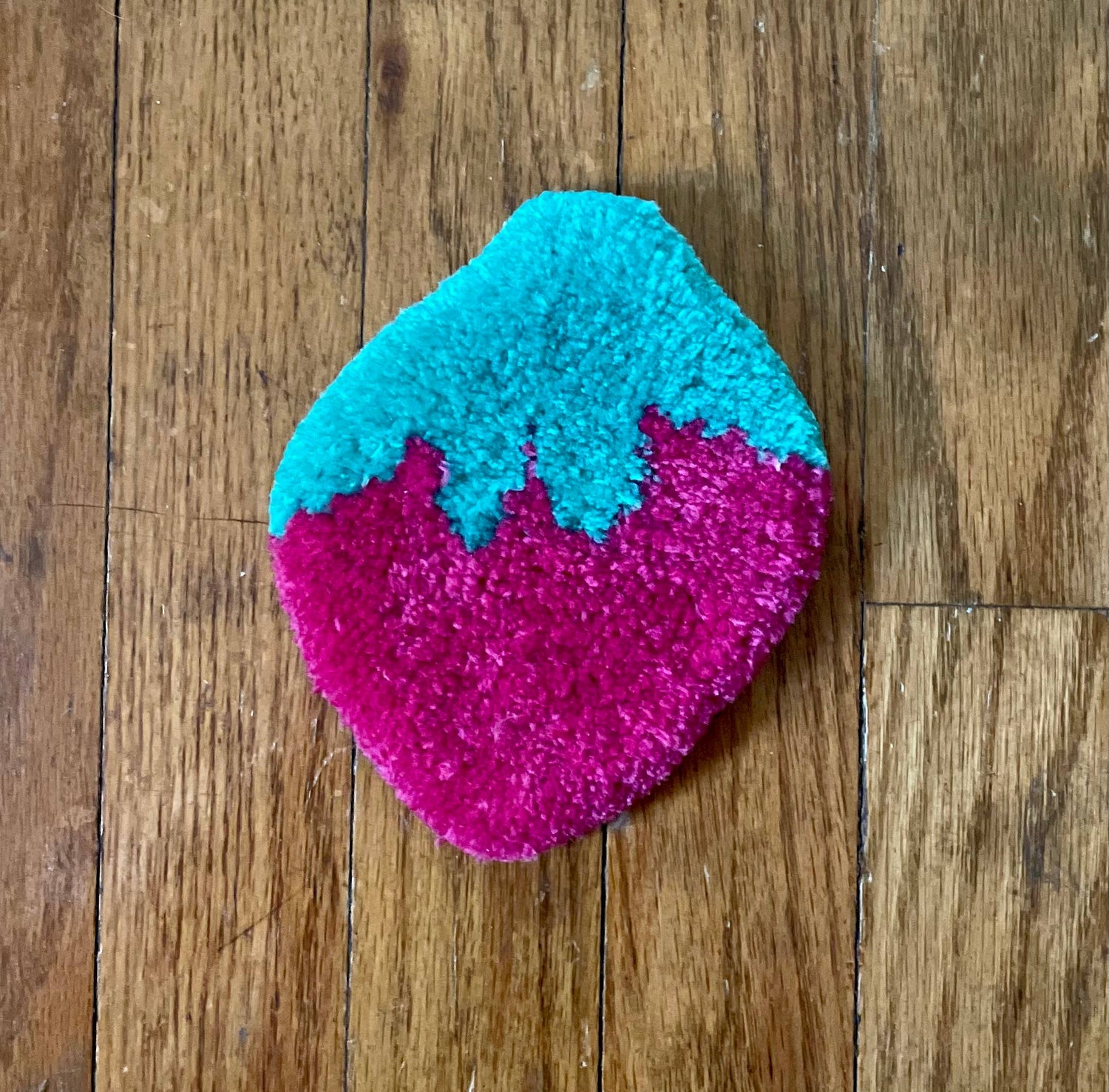 Strawberry Mug Rug Coaster