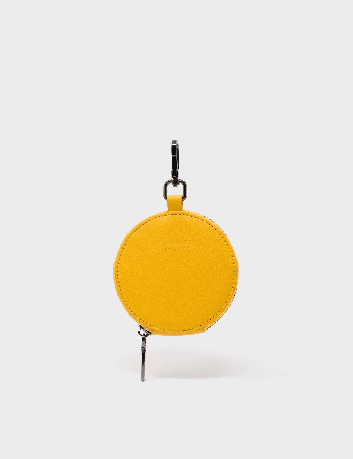 Dottie - Yellow Leather Pouch Charm