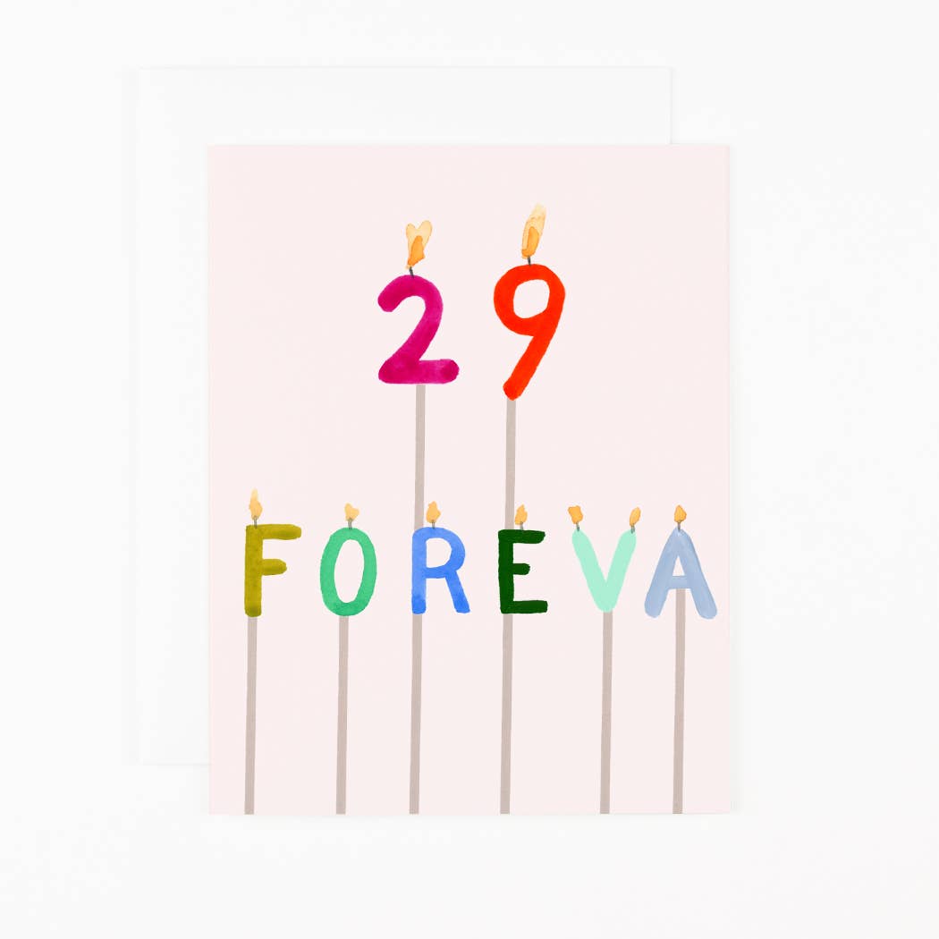 29 Foreva Candles Greeting Card