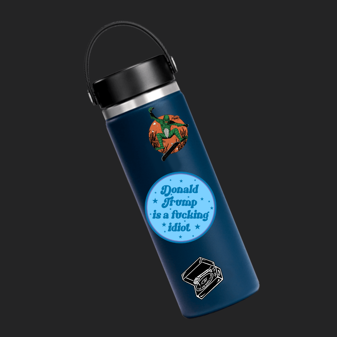 Donald Trump Idiot Sticker