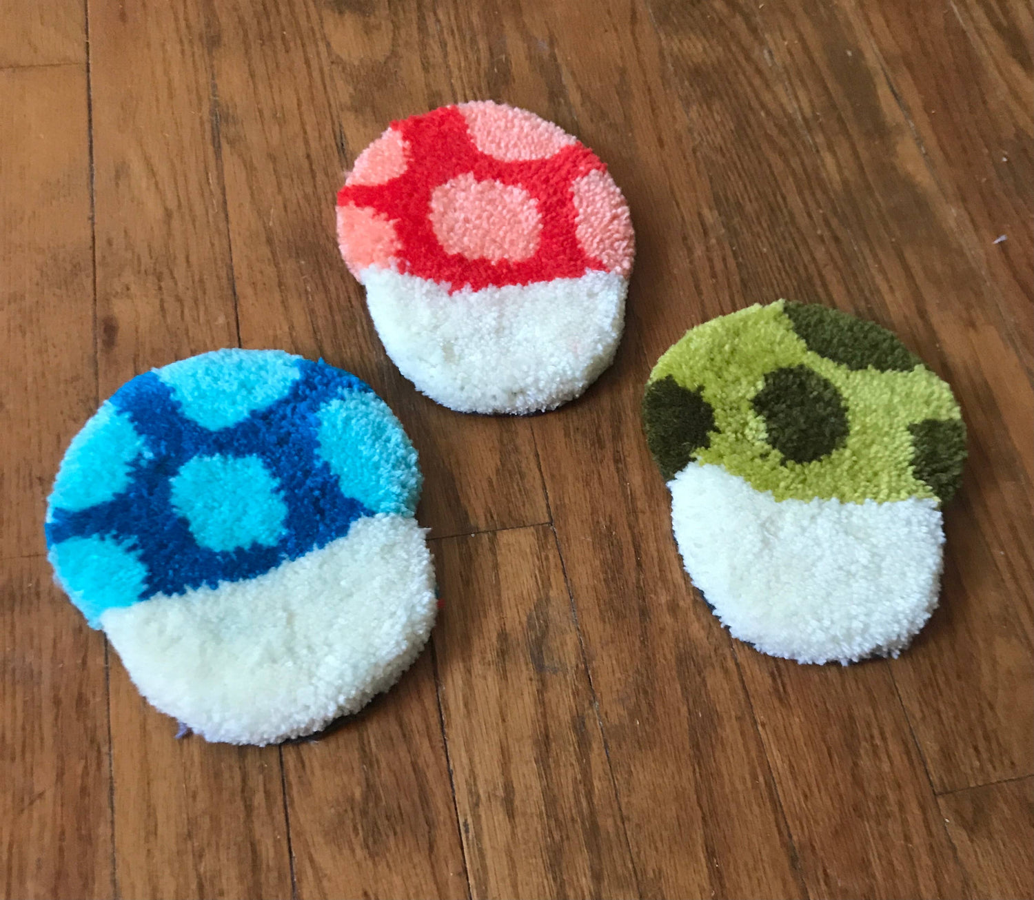 Mushroom Mug Rug Coaster