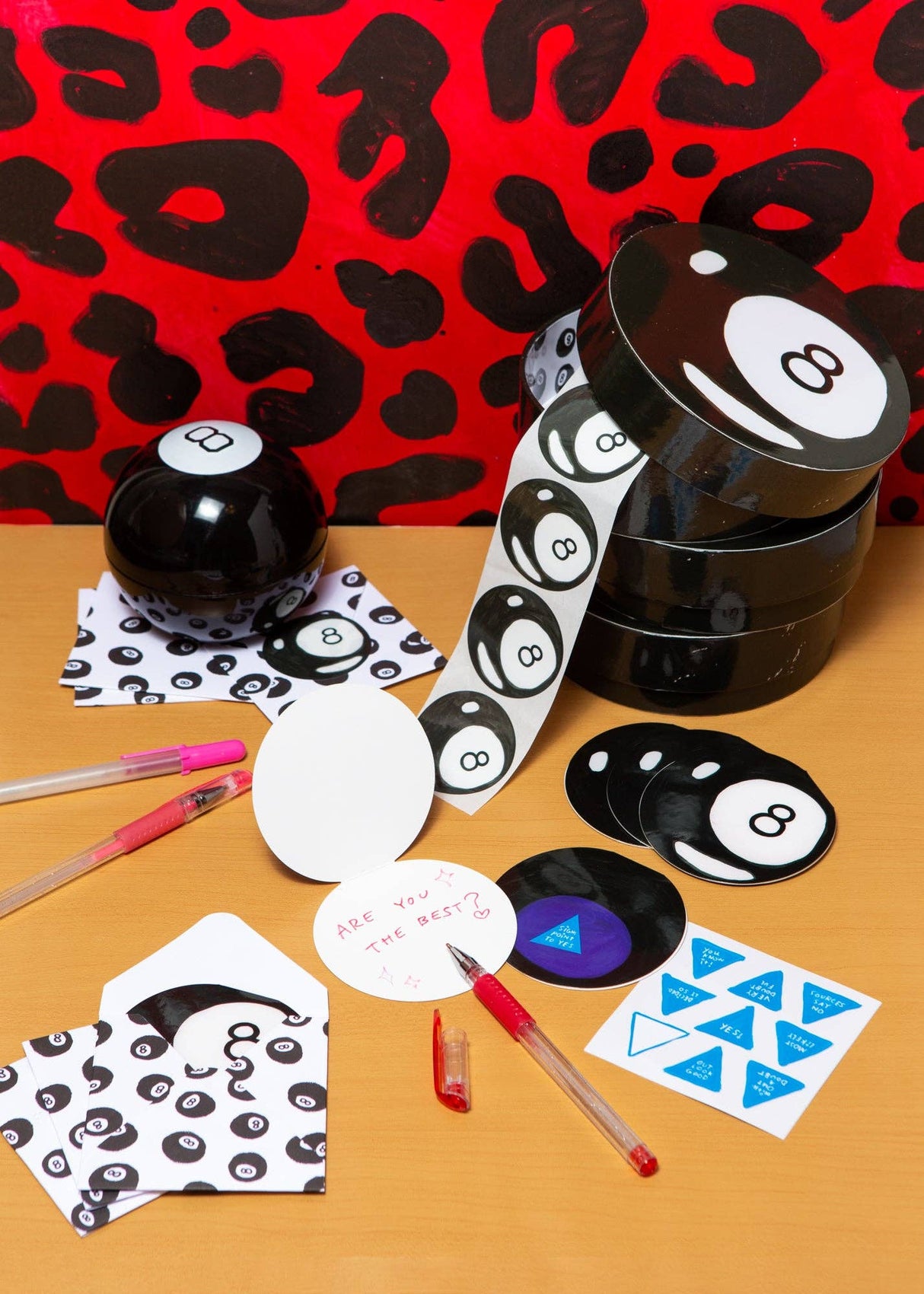 8 Ball Card Stationery Set