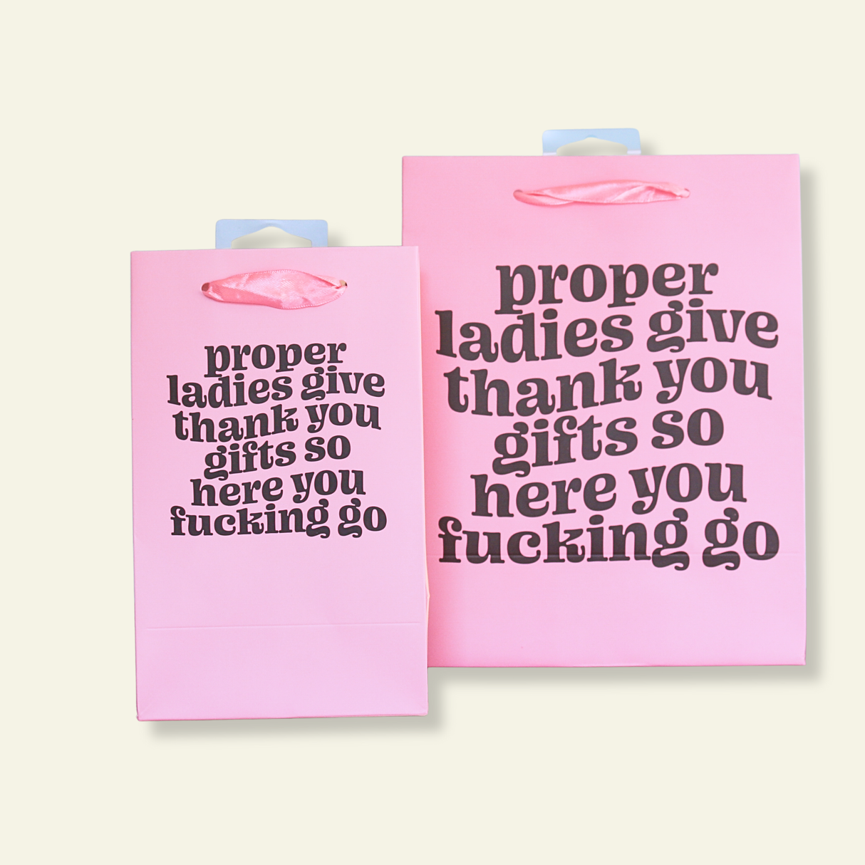 Proper Ladies Say Thanks Gift Bag