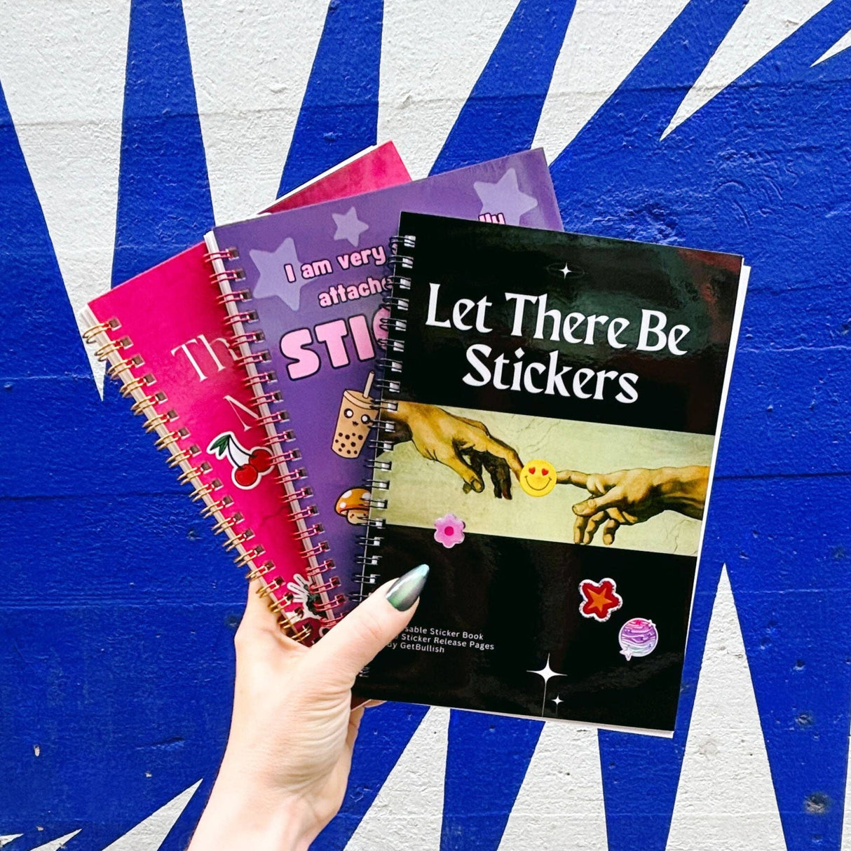 Emotionally Attached Reusable Sticker Storage Book