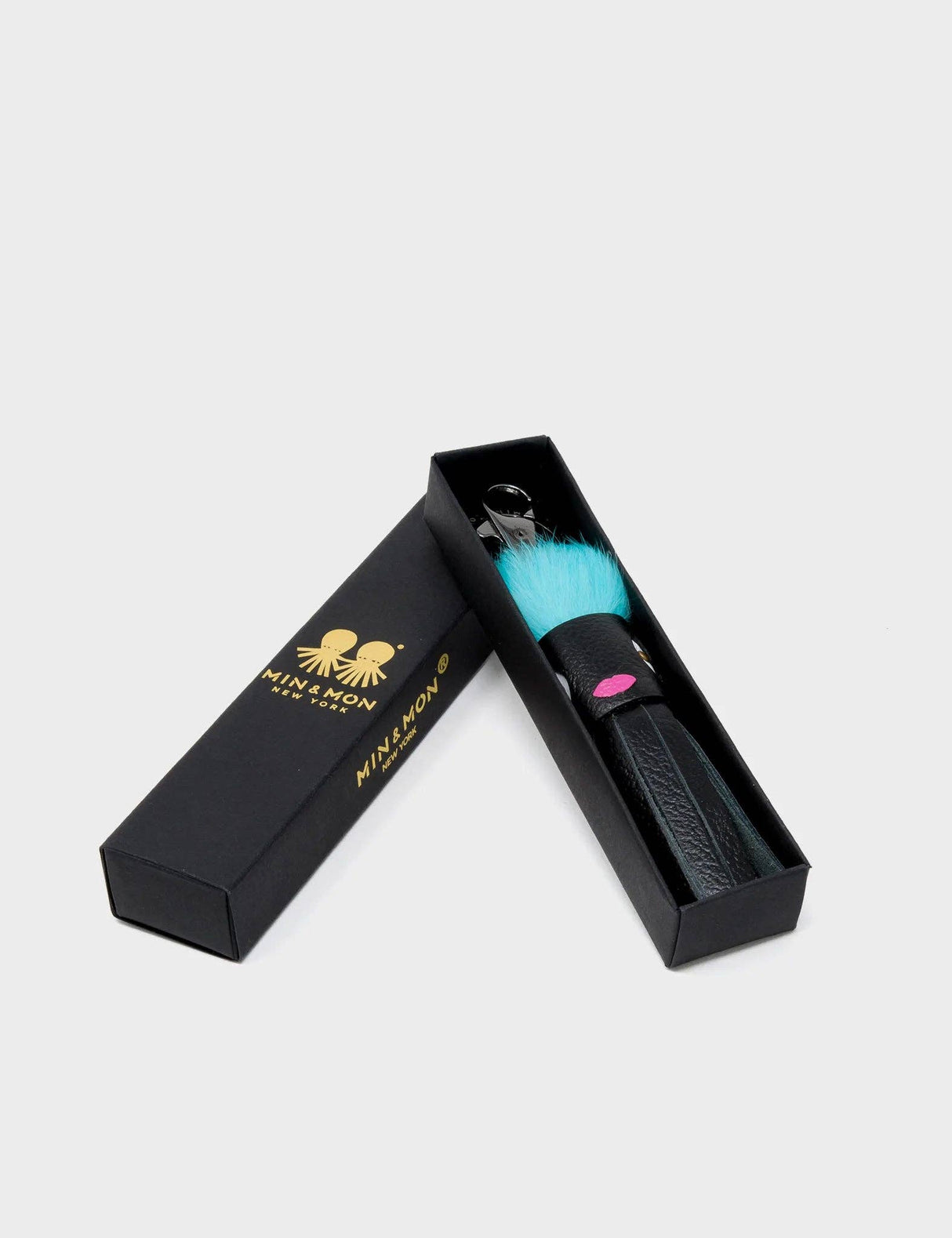 Callie Marie Mayne - Black and Blue Fur Keychain