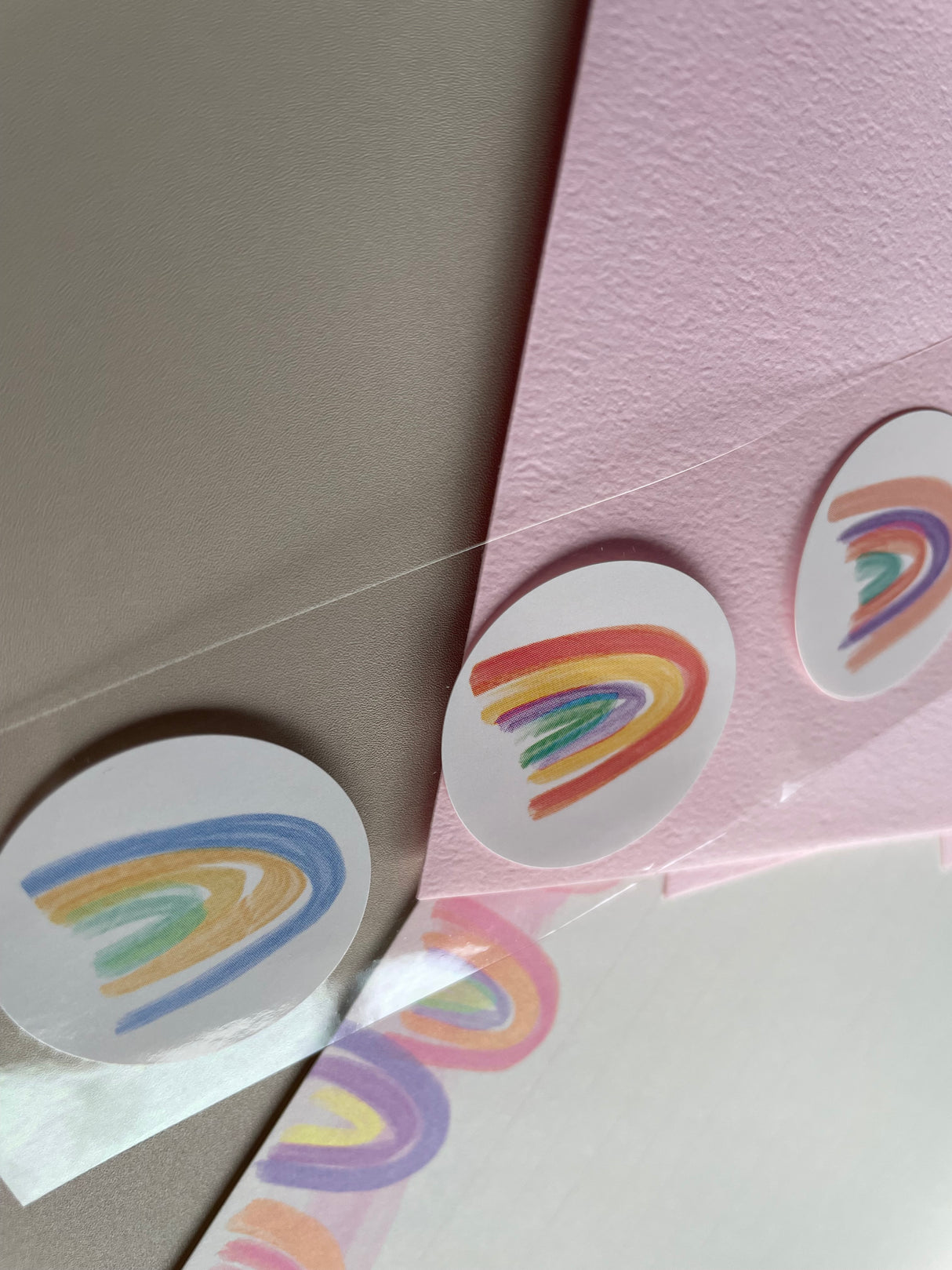 Japanese Letter Set Pastel Rainbows