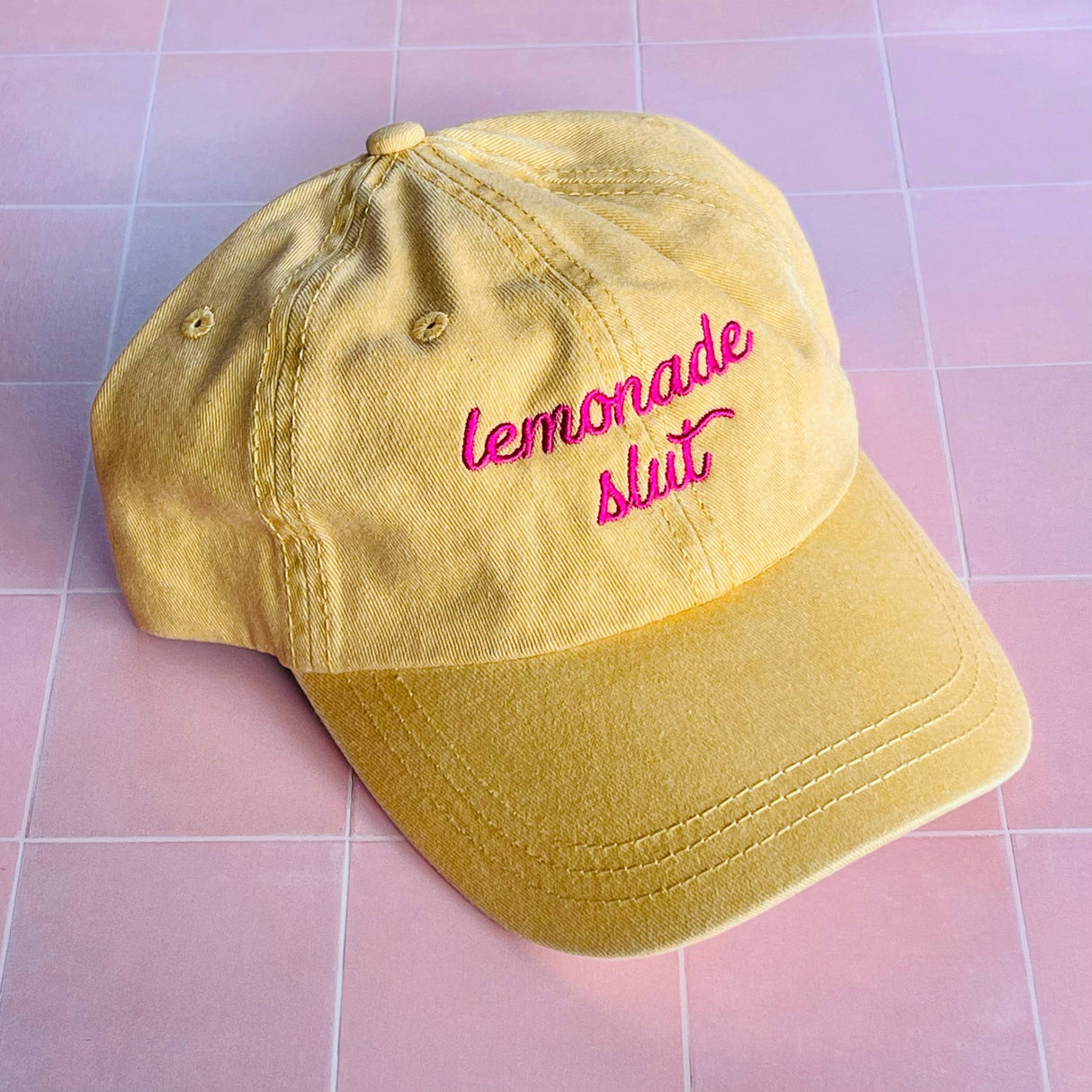 Lemonade Slut Yellow Baseball Cap