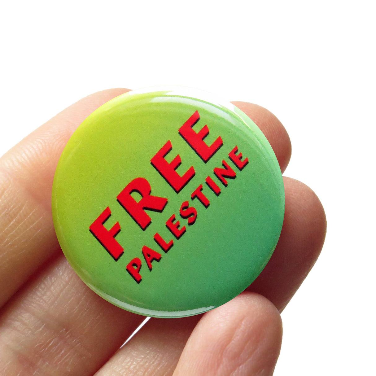 FREE PALESTINE Pin 1.25" Pinback Button Human Rights Pin
