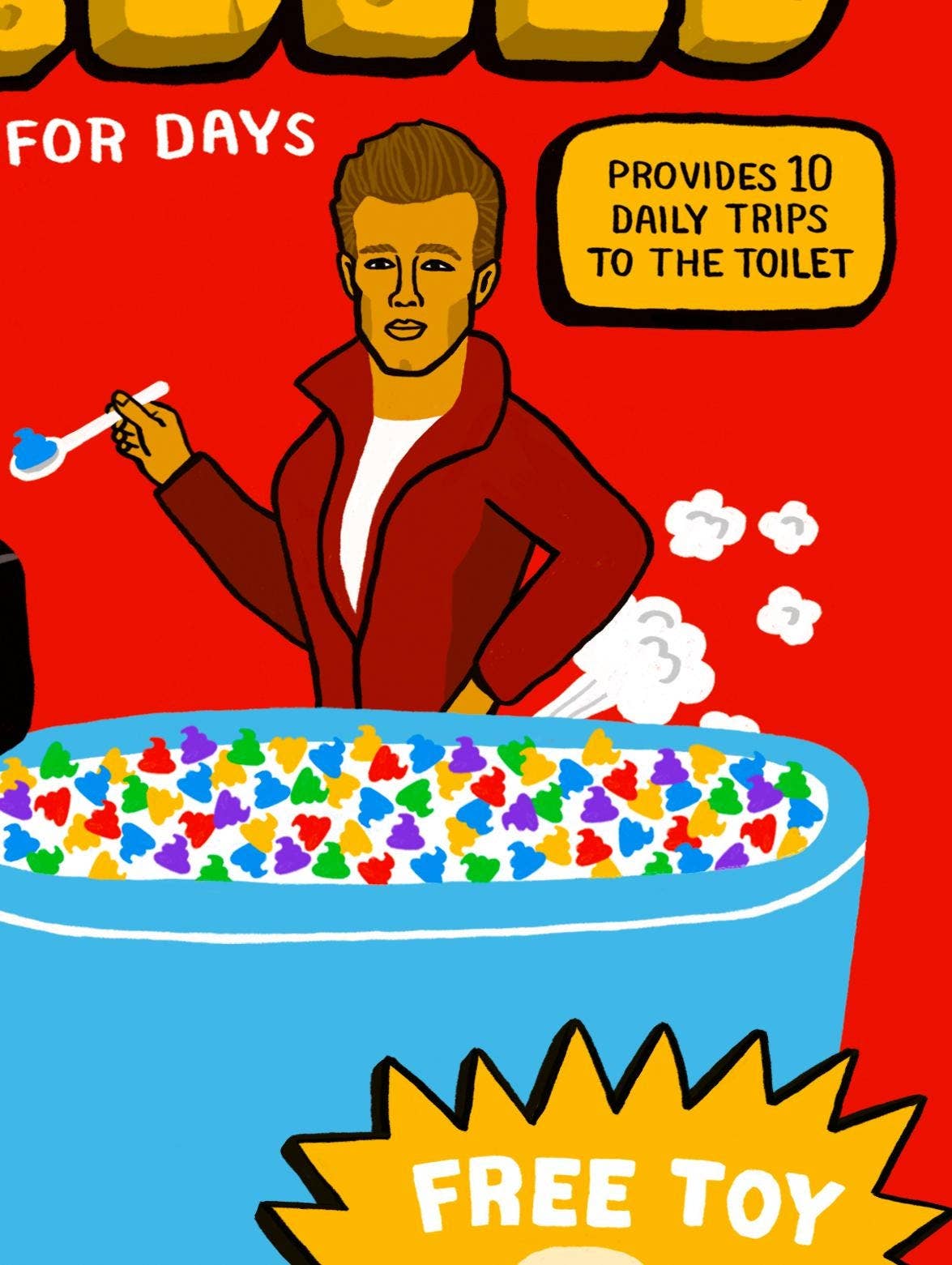 Tooty Rebels Vinyl Sticker By Colin Walsh