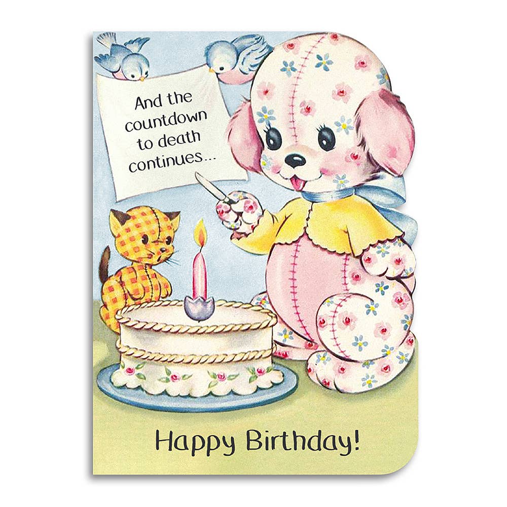 Countdown to Death Birthday Card
