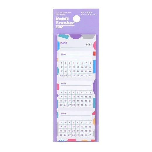 Habit Tracker Chic Sticky Notes