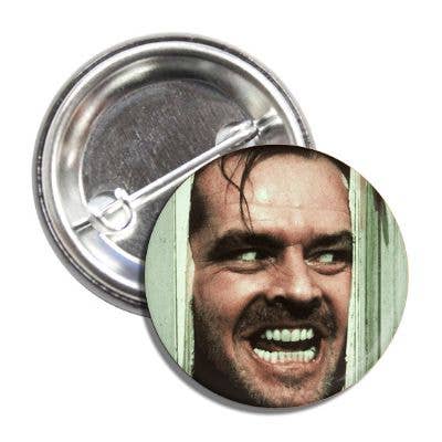 Jack Nicholson Inspired Button