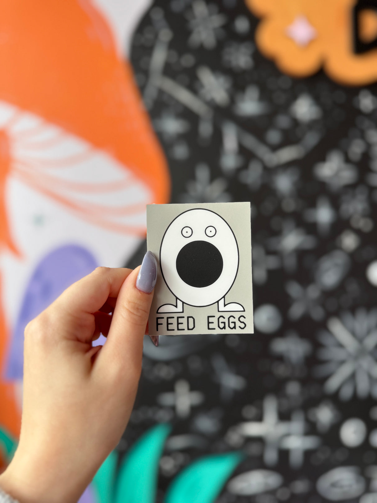 Feed Eggs ITYSL Vinyl Sticker