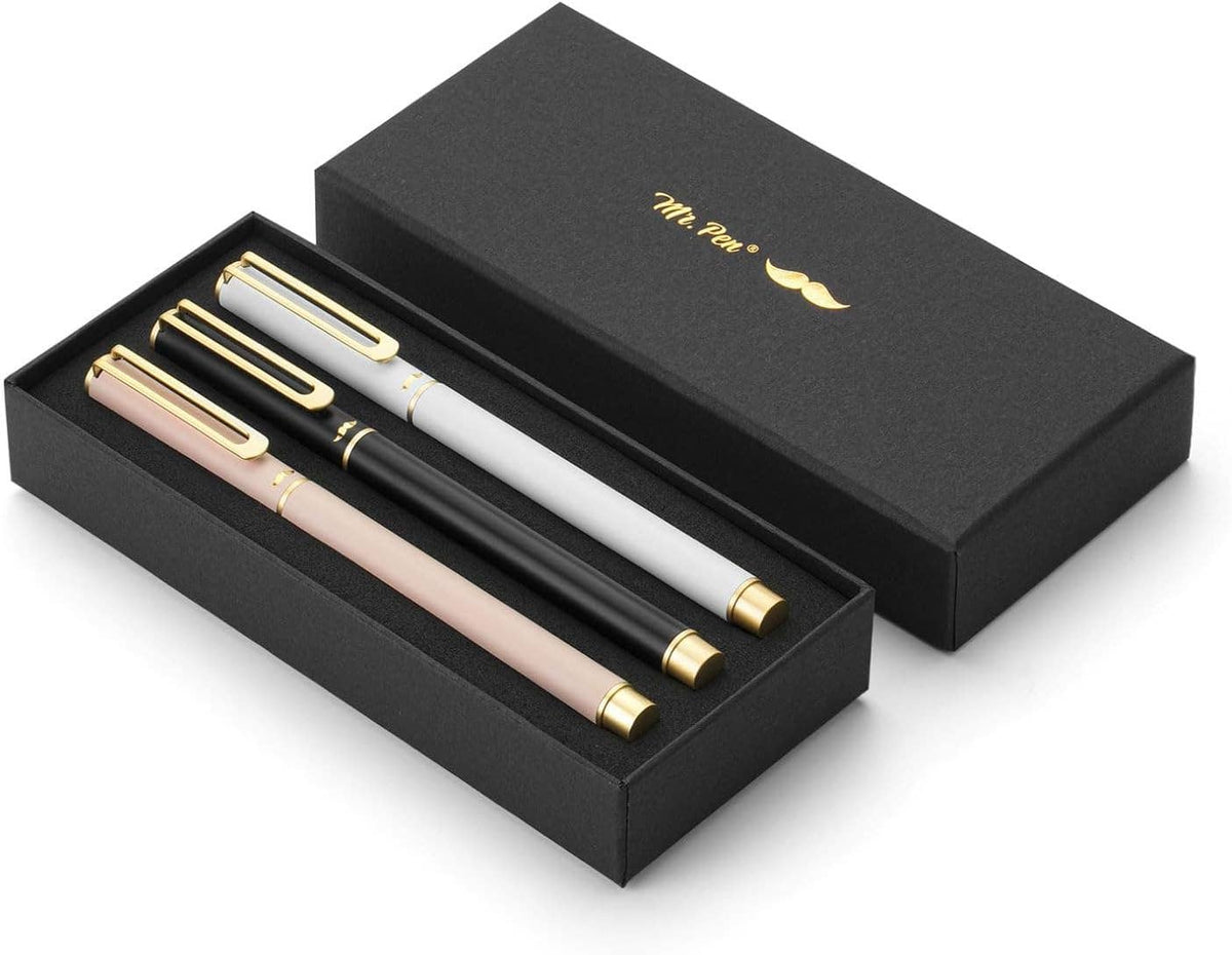 Luxury Pen Set, Black Ink