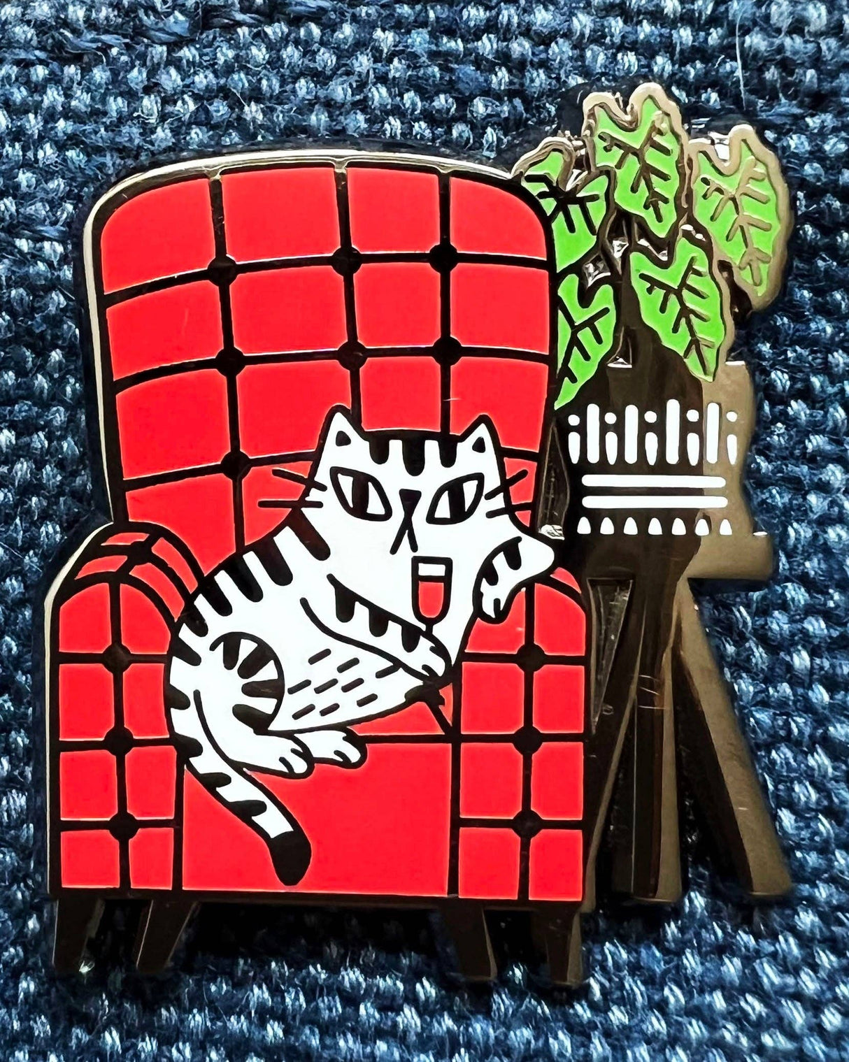 Thursday Cat Enamel Pin