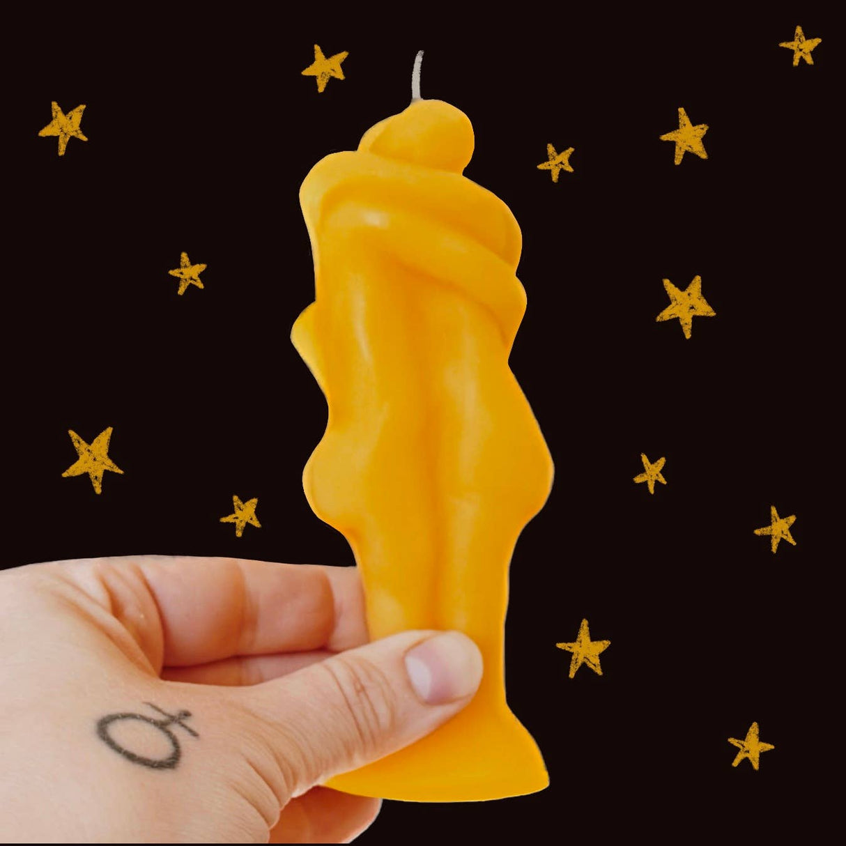 Handmade Natural Beeswax Hug Candle