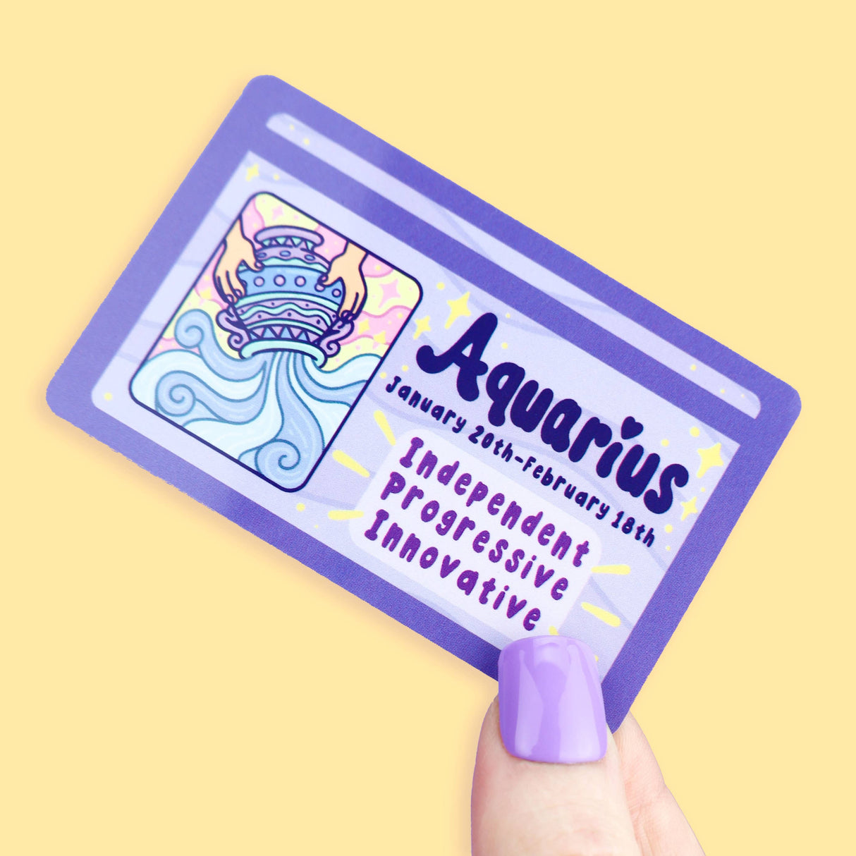 Aquarius Zodiac Fake ID Drivers License