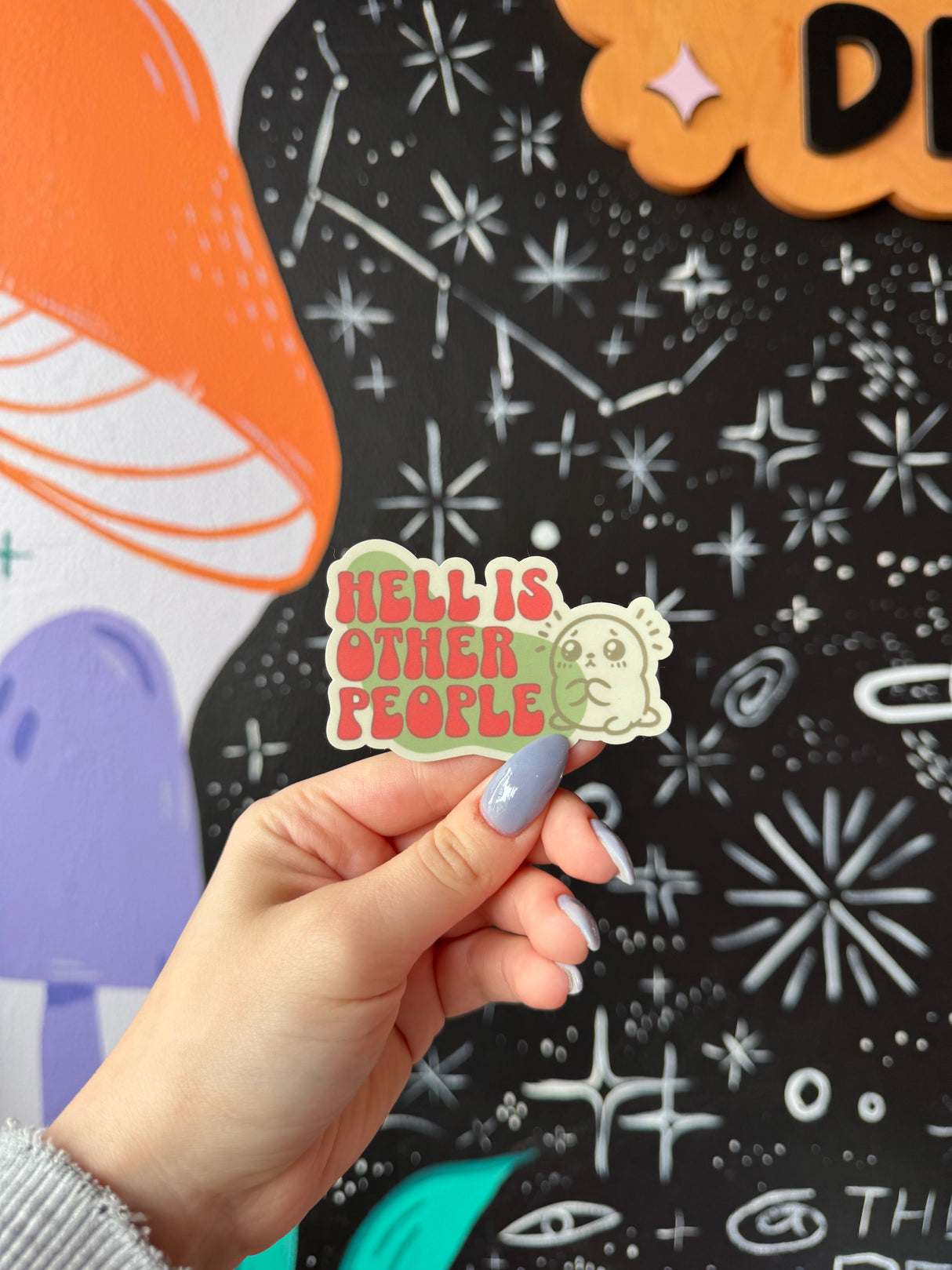 Hell is Other People Vinyl Sticker