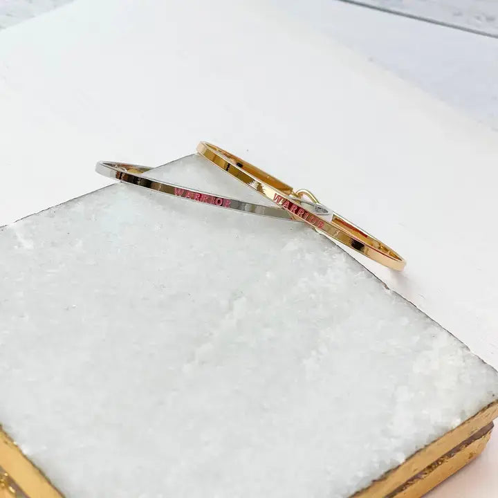 'Warrior' Sentiment Bracelets