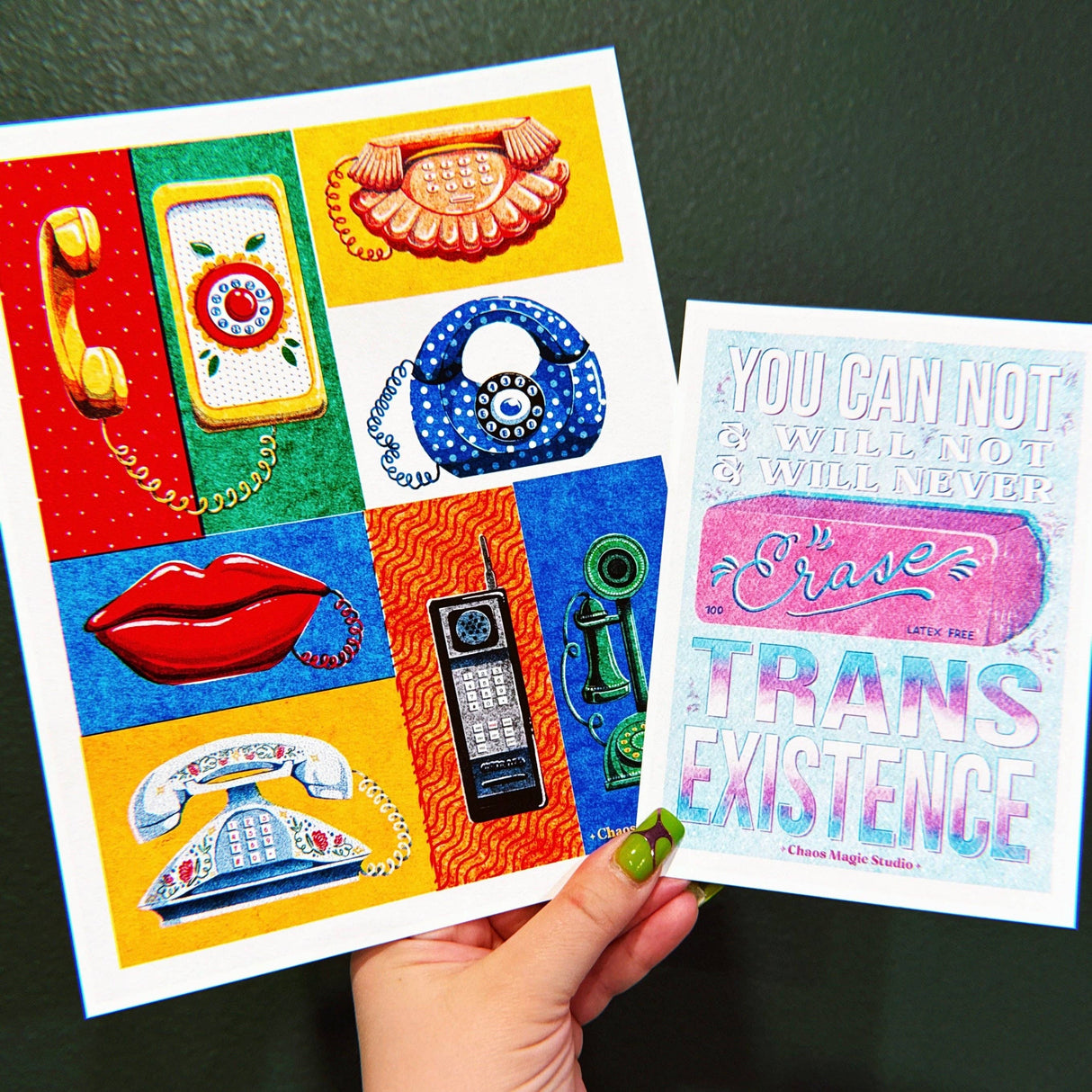 You Will Never Erase Trans Existence Art Print
