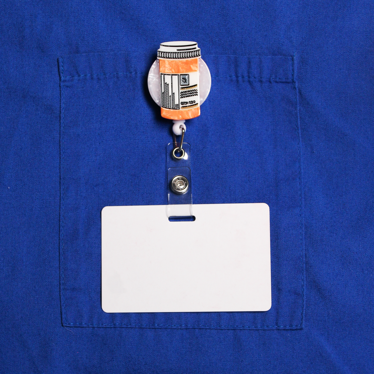 Prescription Bottle Badge Reel