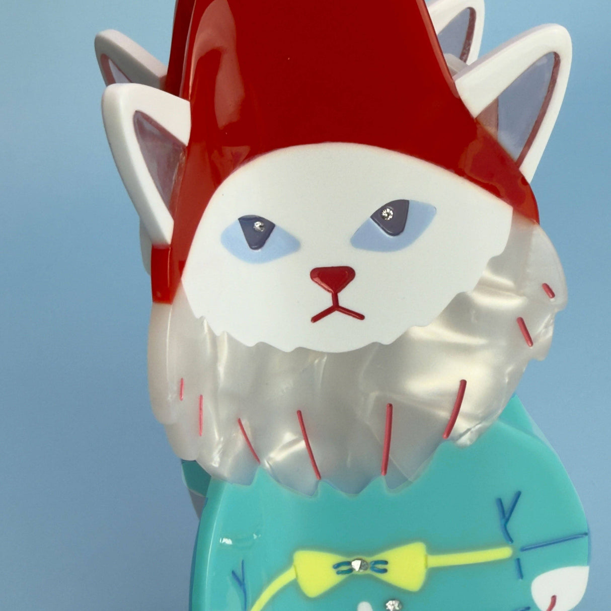 Cat Garden Gnome Hair Claw